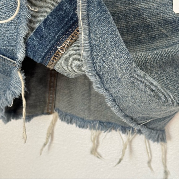 We The Free by Free People women’s size 26 Zip It Up mini denim skirt blue denim - Picture 4 of 9